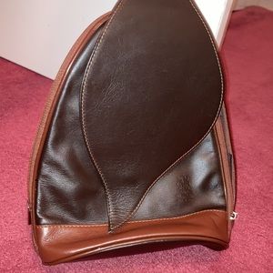 Vera pelle backpack purse made in Italy